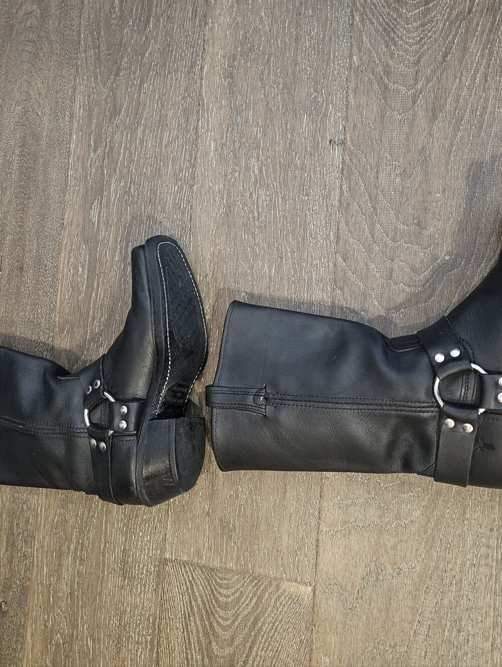 Frye Harness Boot- Black Size 8.5 - Picture 10 of 14